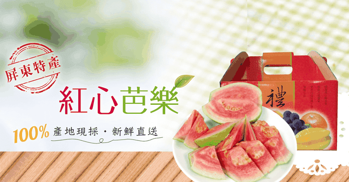 屏東紅心胭脂芭樂禮盒