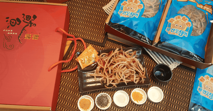 韓國釜山鮮烤魷魚禮盒
