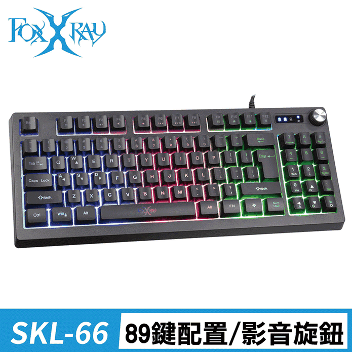 【FOXXRAY】阿維斯戰狐 89鍵有線電競鍵盤(FXR-SKL-66)