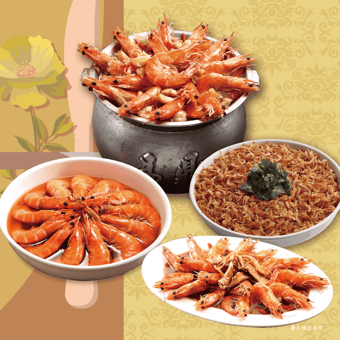 【易鼎活蝦】來店必點熟白蝦料理(紹興/蒜頭/麻油)&櫻花蝦油飯