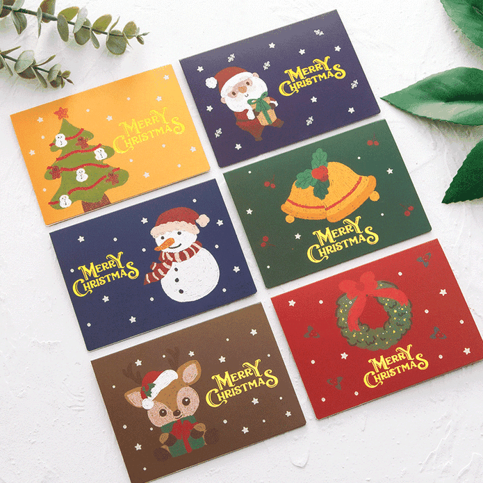 交換禮物聖誕節卡片 邀請卡 禮物卡 聖誕樹 送禮 文具 裝飾 布置