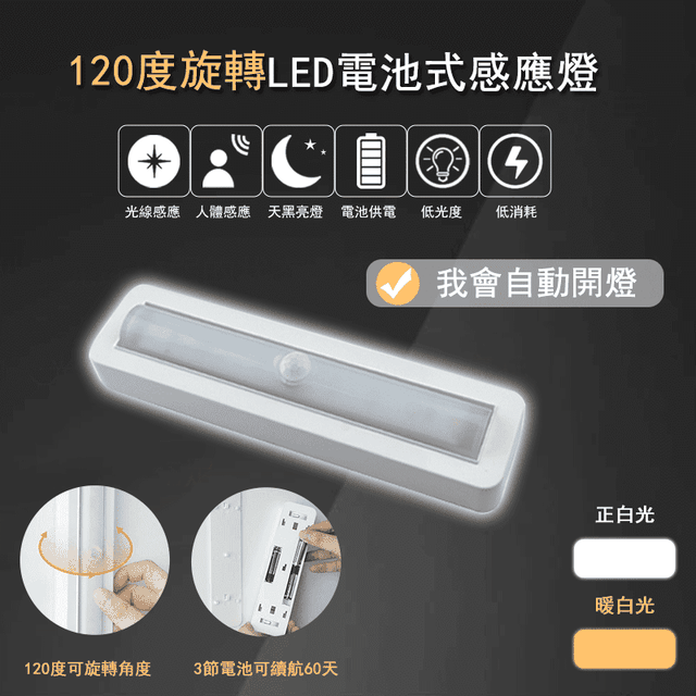 Led電池式感應燈 生活市集