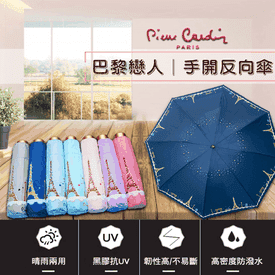 巴黎戀人手開反向傘