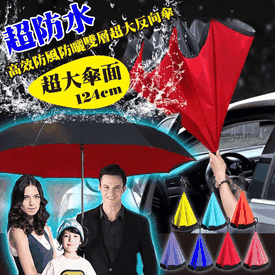 超大尺寸兩用強抗風雨傘