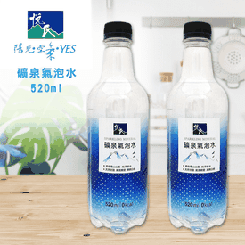 悅氏礦泉氣泡水520ml