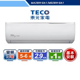 東元1對1變頻冷暖型冷氣