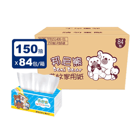 邦尼熊抽取式花紋家用紙