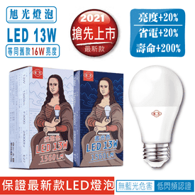 旭光超高效LED燈泡13W