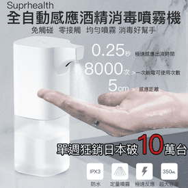 自動感應酒精專用噴霧機