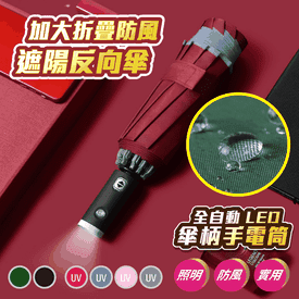 全自動加大LED反向傘