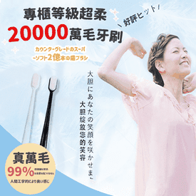 日本熱銷專櫃級萬毛牙刷