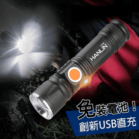 迷你T6變焦強光手電筒