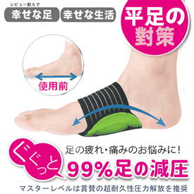 足體工學足弓減壓記憶墊