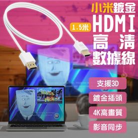 小米1.5MHDMI數據線