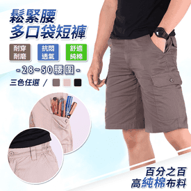 軍規耐磨側口袋工作短褲