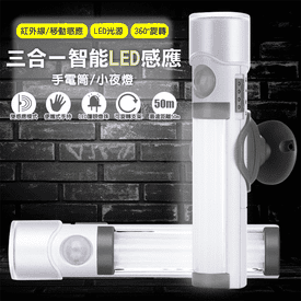 三合一智能LED感應燈