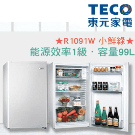 東元99L一級單門小冰箱