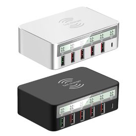 六孔無線100W快充充電器