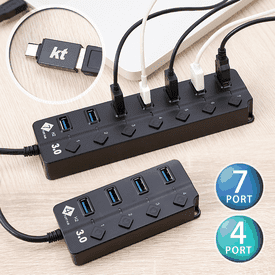 H2高速USB充電集線器